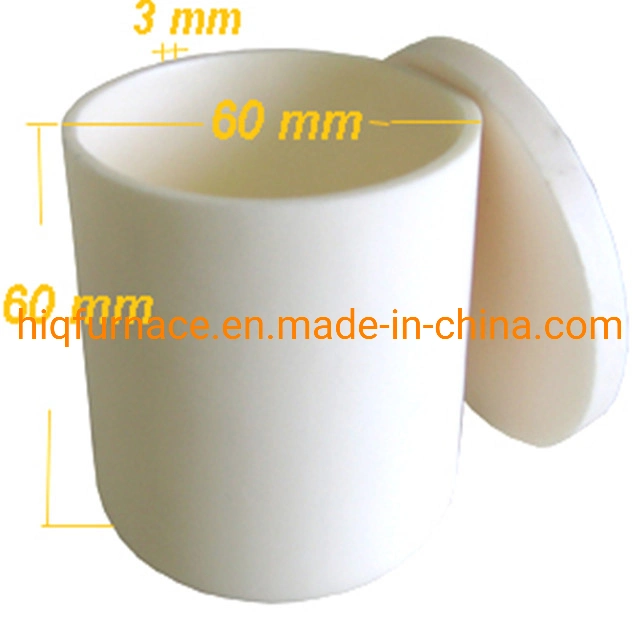 Heat Resistant Alumina Al2O3 Ceramic Crucibles, 1800c High Temperature Alumina Ceramic Crucible