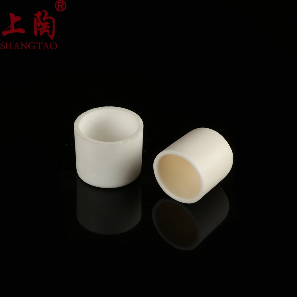 Various Size Material Alumina Cylindrical Crucibles Alumina Ceramics Crucible