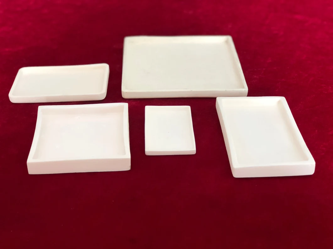 Industrial Rectangular 99.7%Alumina Ceramics Tray/Plate