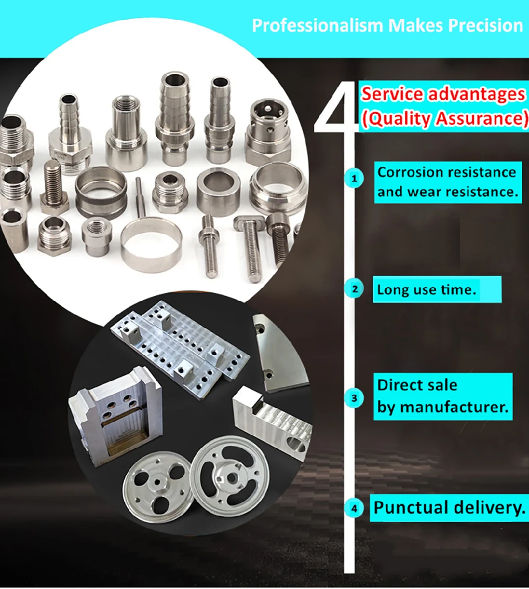 Customized High Quality CNC Machining Parts Aluminumparts Metal Prototypes Aluminum CNC Machining Service Factory in China
