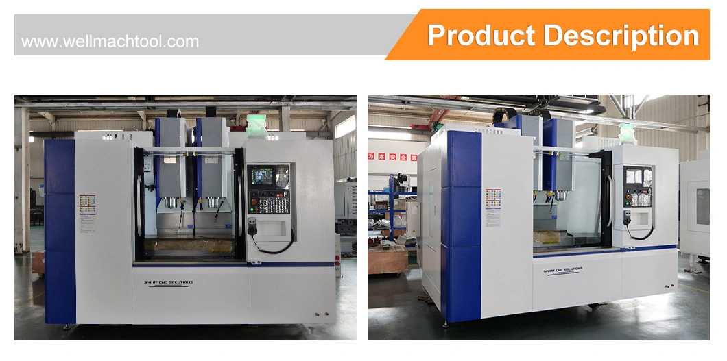 DVMC-D8 Precision Dual Spindle and Dual Z Axis CNC Vertical Machining Center