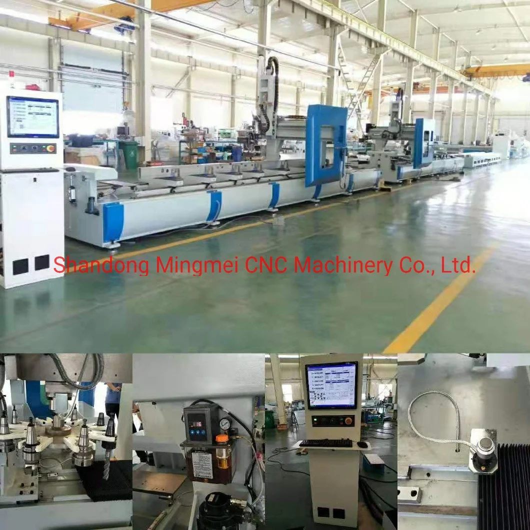 China New Supply Aluminum 4 Axis CNC Machining Center for Curtain Wall Systems