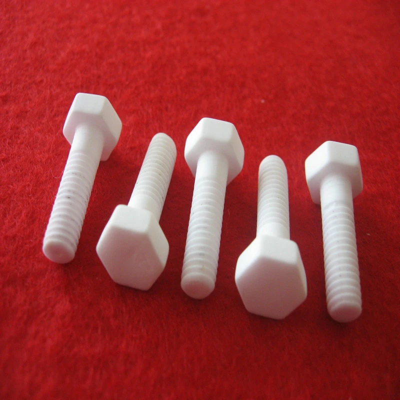 M3, M4, M6 Alumina Ceramic Insulating Thread Rod and Nuts