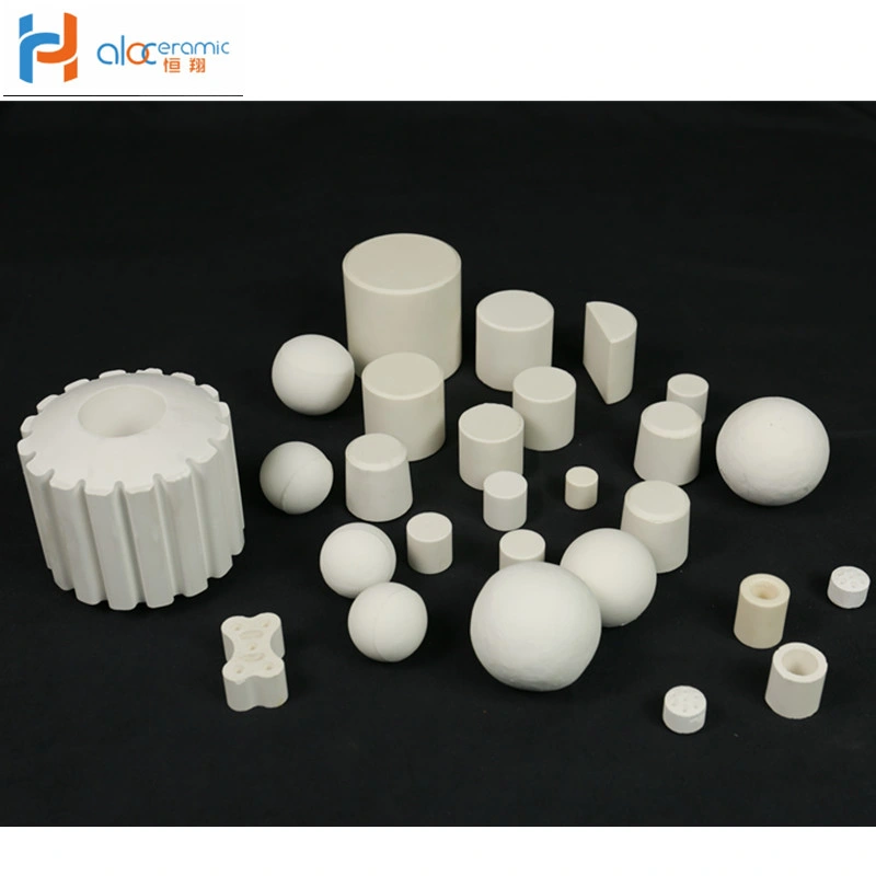 High Purity Chemical Catalyst Support Ceramic Random Packing Media Alumina Fluted Ring (Al2O3: 99%)