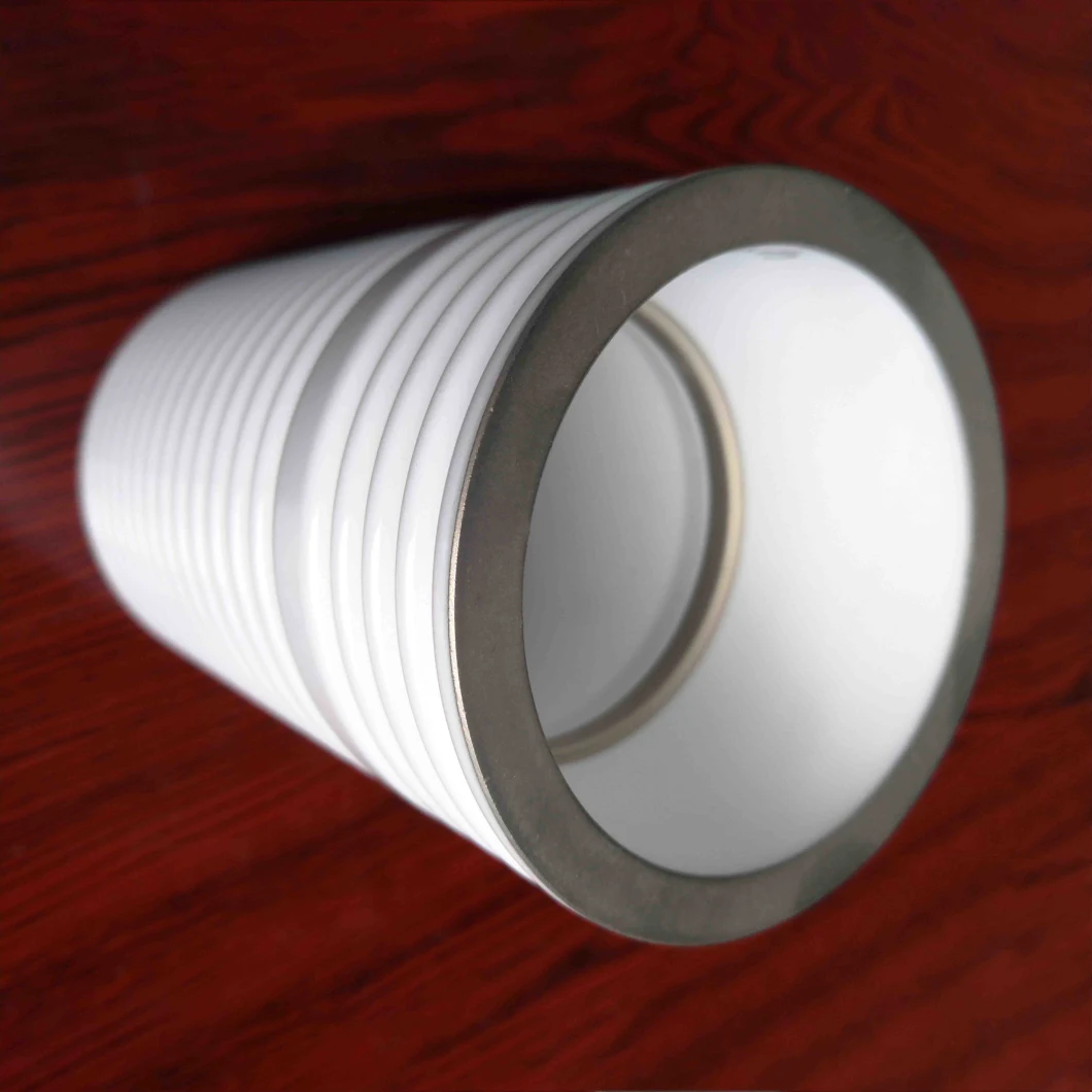 Sgj Electrical Insulator Connecter Metallized Alumina Ceramic Tube for vacuum Brazing