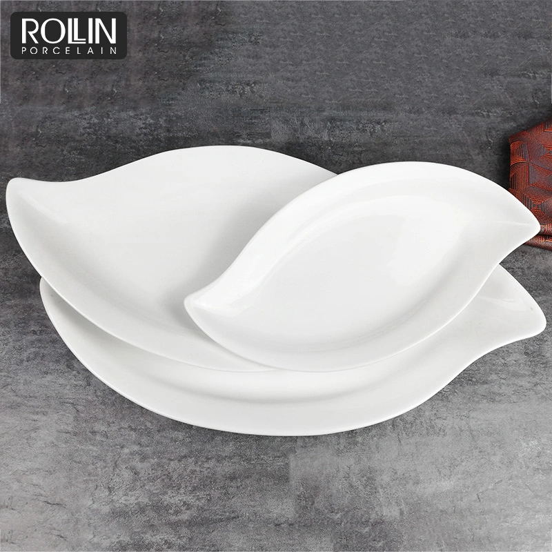 Ceramic Bulk White Dinner Plate Porcelain White Dinner Plates for Wholesale