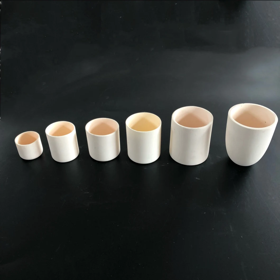 Various Size Alumina Cylindrical Crucibles/ Alumina Ceramics Crucible