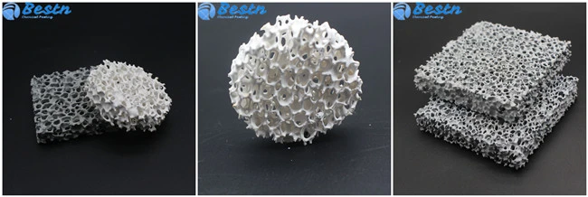 Alumina Zirconia Sic Porous Foam Ceramic Filter