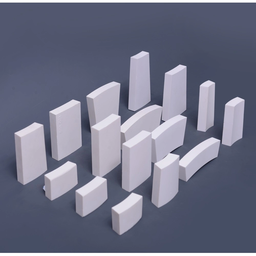 High Quality Insulation Al2O3 95% 99% Alumina Ceramic Lining Brick Tile Plate Alumina Ceramics Brick