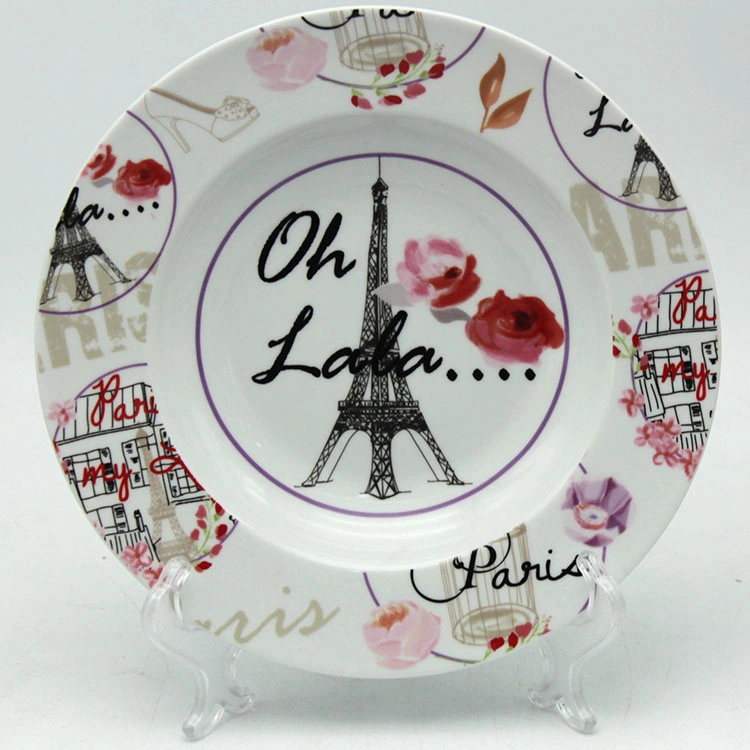 Stylish Parisian Ceramic Tableware Set Ceramic Cups and Plates