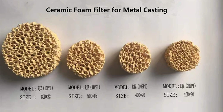 Alumina Zirconia Sic Porous Foam Ceramic Filter