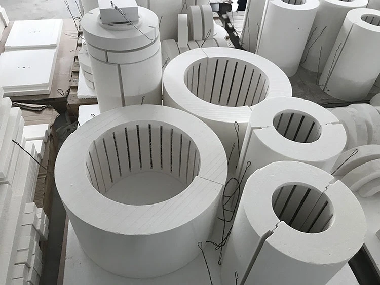 Laboratory Furnace Insulation Heating Tube Module Alumina Ceramic Fiber Pipe