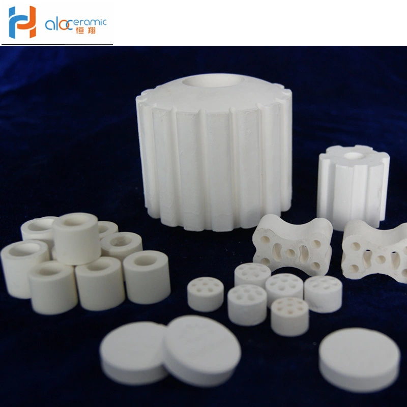 High Purity Chemical Catalyst Support Ceramic Random Packing Media Alumina Fluted Ring (Al2O3: 99%)