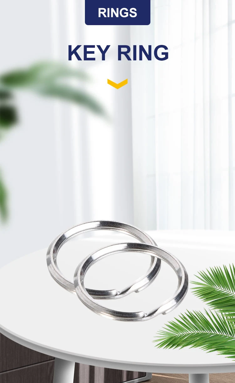 2020 Fashion High Quality Stainless Steel Split Ring for Key Ring Keyring