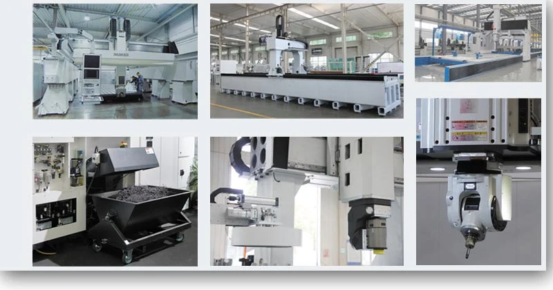 Pkg 5 Axis Big Gantry Aluminum Profile CNC Machining Center