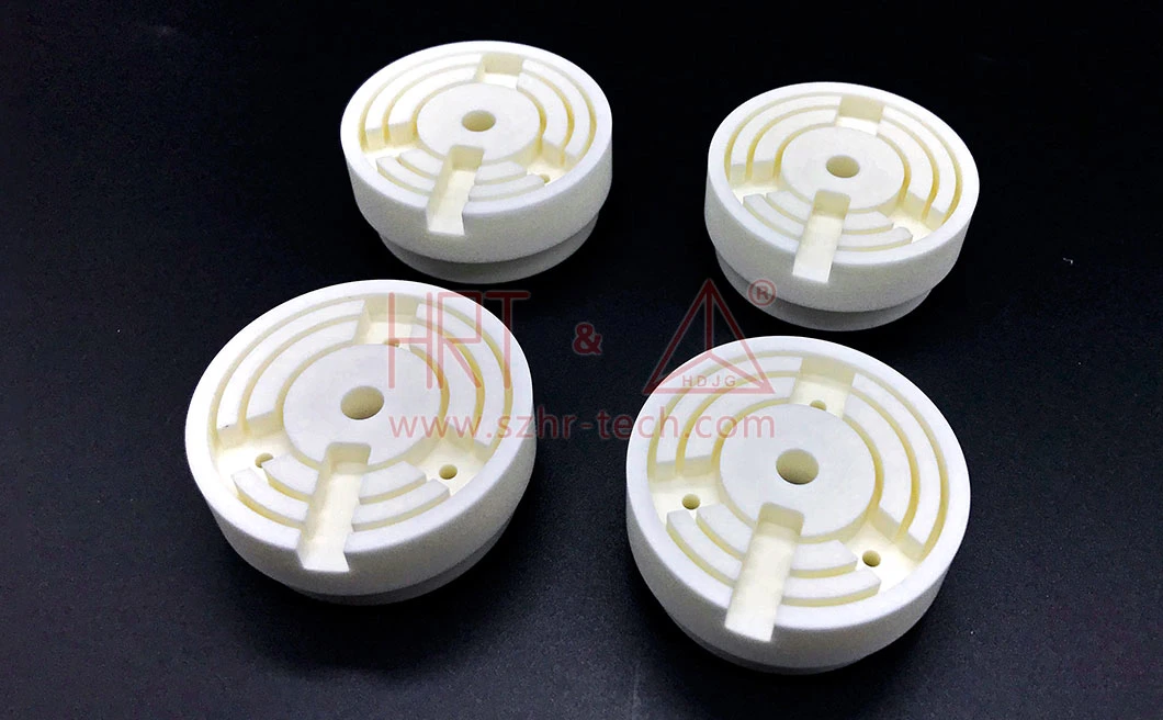 Customized Alumina Ceramic Round Parts, Custom Made Industrial Ceramic Parts