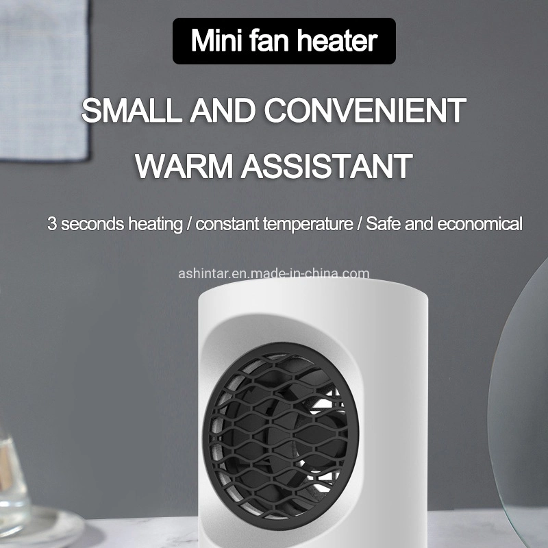 Personal Table Mini Heater PTC Ceramic Heater Quiet Tip-Over Overheat Electric Heater