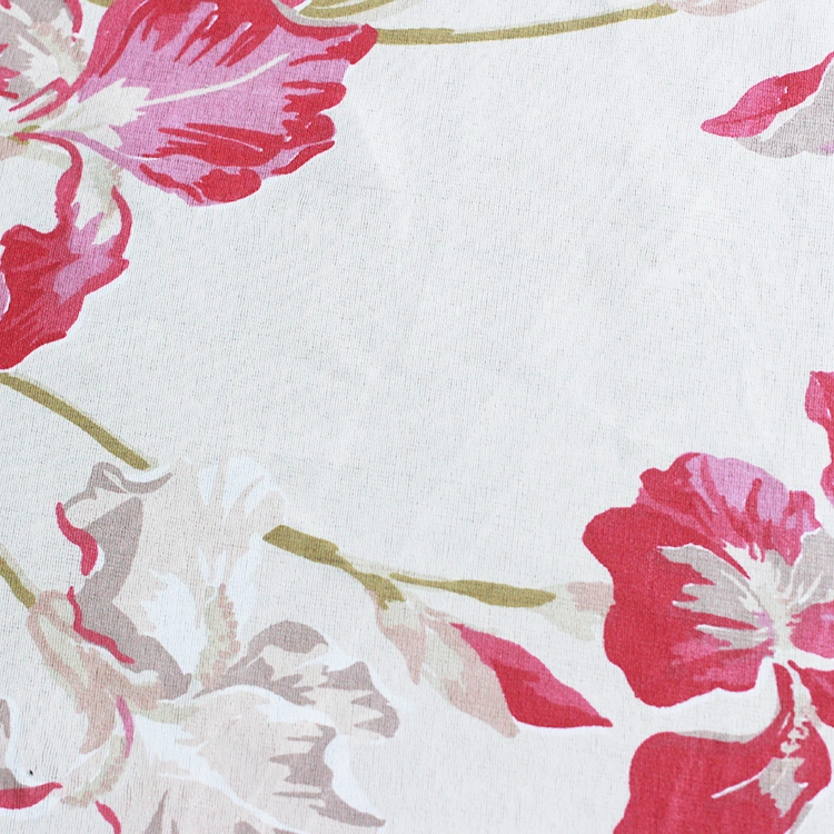 High Quality 55-100 GSM Home Textiles Polyester Digital Printing Pigment Fabric Floral Printed Fabric