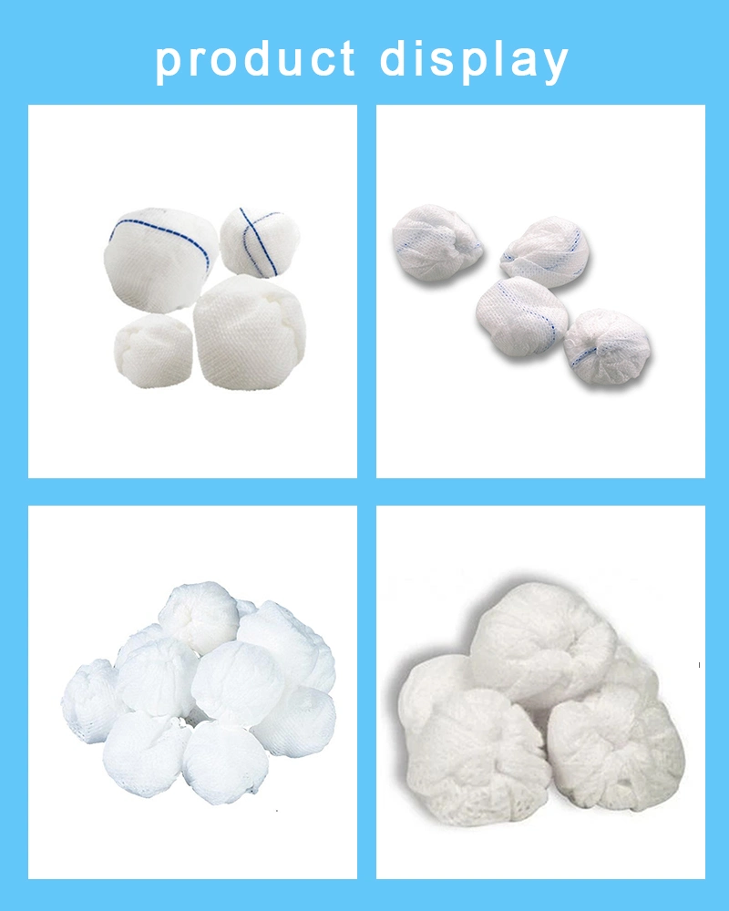 Ce and FDA Approved Medical Gauze Non Woven Ball by Factory