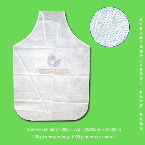 Polypropylene Nonwoven/Non-Woven/Non Woven/PP+PE/SMS/PP Disposable Apron for Medical, Surgical Sectors