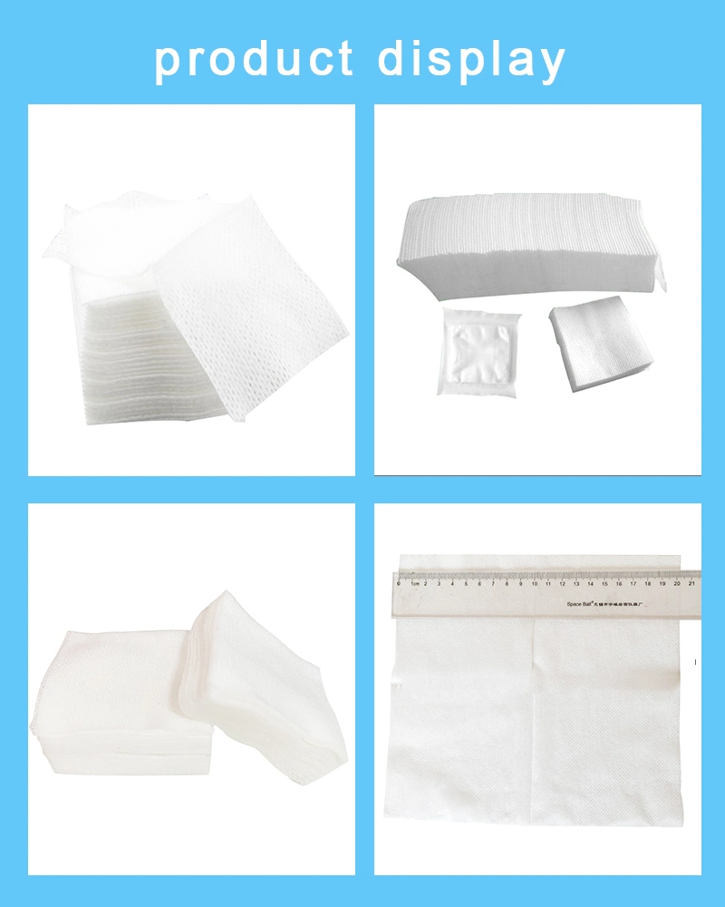 CE Standard Cotton Non Woven Gauze Swab Non Sterile Available in Different Sizes and Package