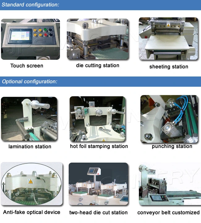 Kiss Cut + Through Cut Flatbed Die Cutting Machine for Non-Woven Cloth, Nonwoven Fabric Roll