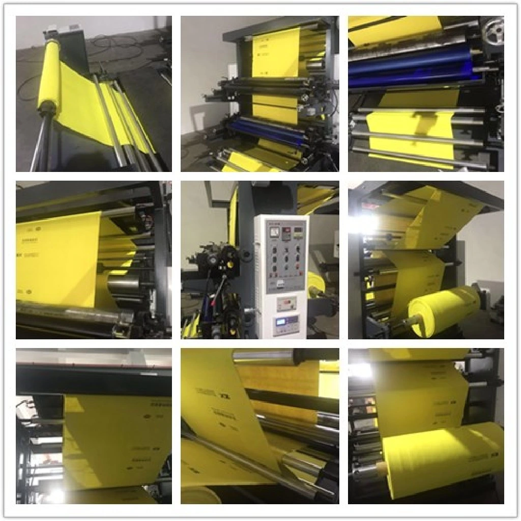 Two Color Non-Woven Letterpress Printing Machine