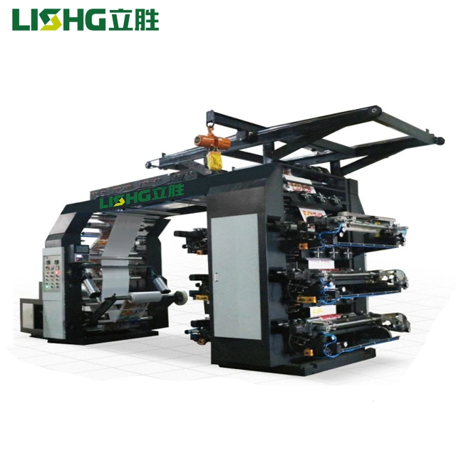 6 Colors Printing Machine for PP Woven Bag/Non Woven Fabric/Paper