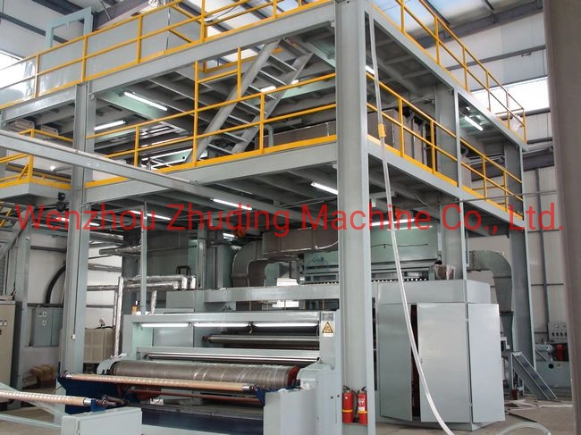 100% Polyester Customized Printing Spunlaced Non Woven Fabric Production Line