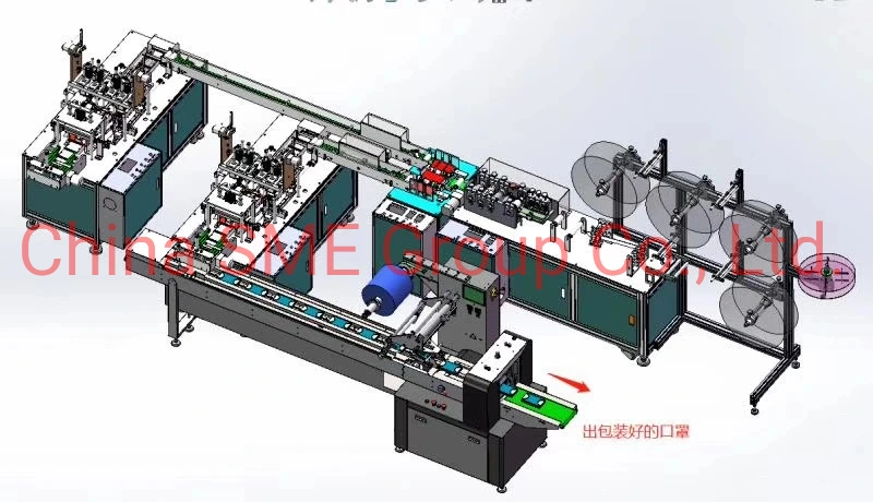 Fully Automatic Compact Surgical Mask Manufacturing Machine (DS-66)