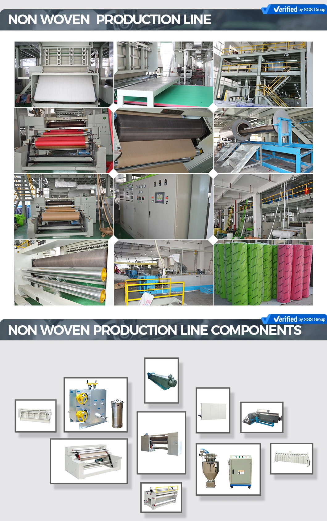 Making Non Woven Production Line Machine Ss Series