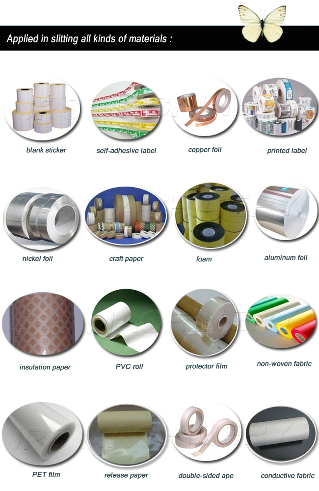 Sticker, Label, Paper, Film, Foam, Non-Woven Roll Slitting Machinery