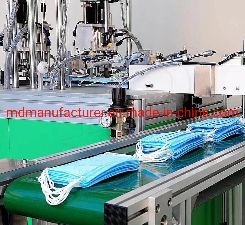 Fully Automated 3 Ply Surgical Non-Woven Disposal Face Mask Machine with Ear Loop Welding Machine