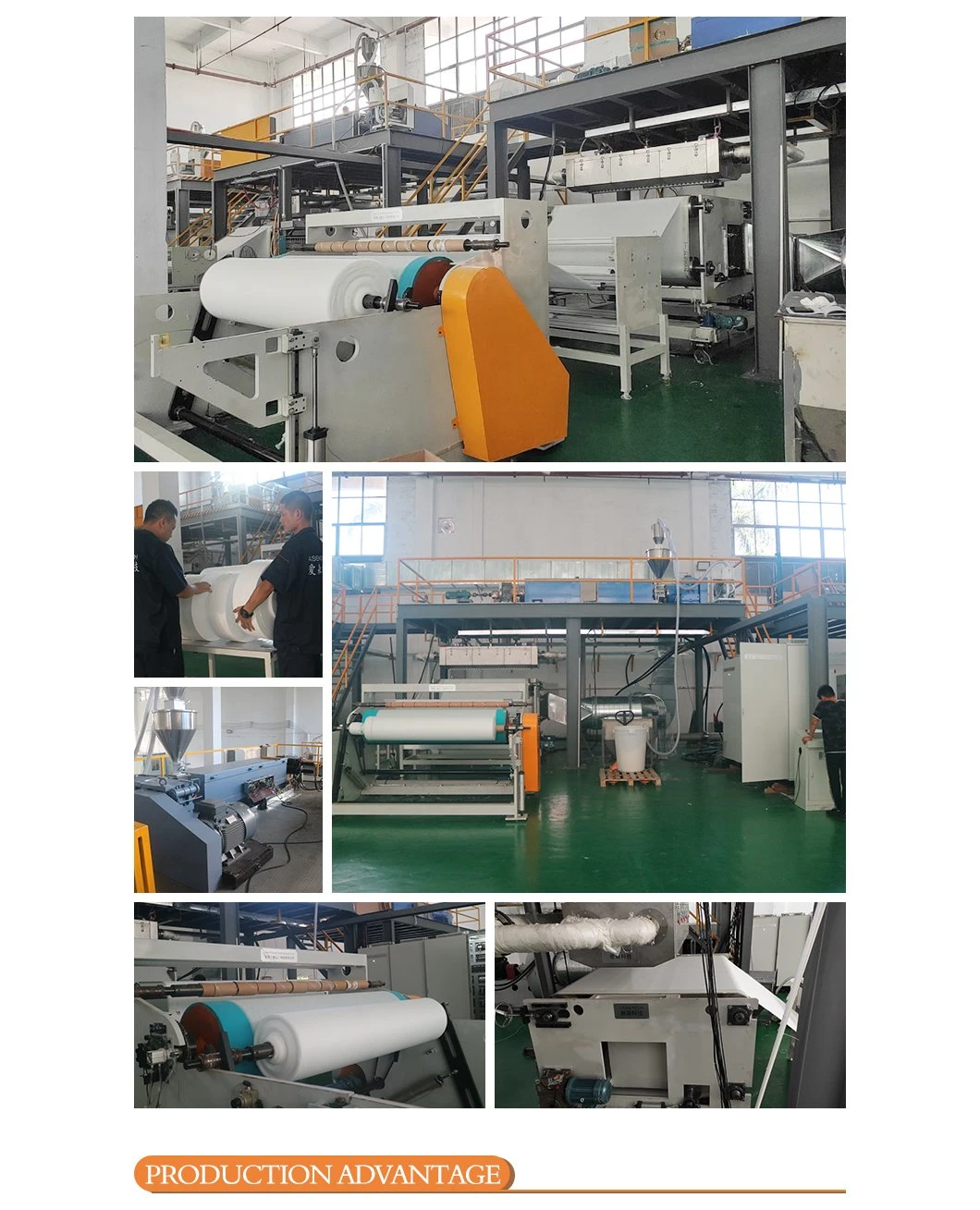 S PP Spunbond Non Woven Fabric Making Machine for Female Hygiene Maquina De Tela No Tejida