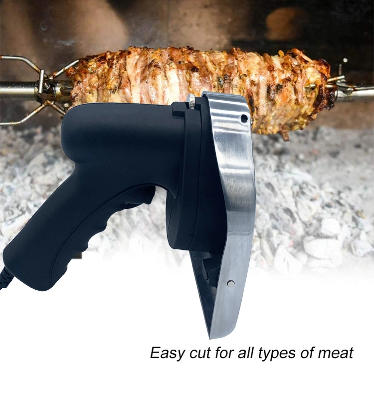 Luckyman Meat Slicer Electric Auto Kebab Knife Slicer Cutter Metal Meat Electric Doner Cutter