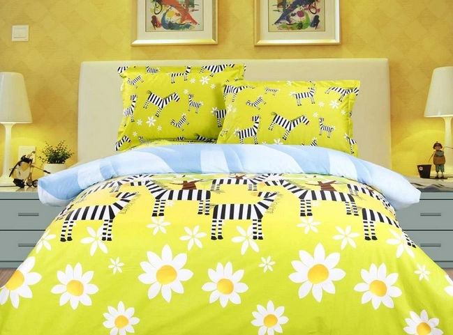 100% Polyester Home Textile Bed Sheets Fabric Disperse Printing Polyester Textile Fabric