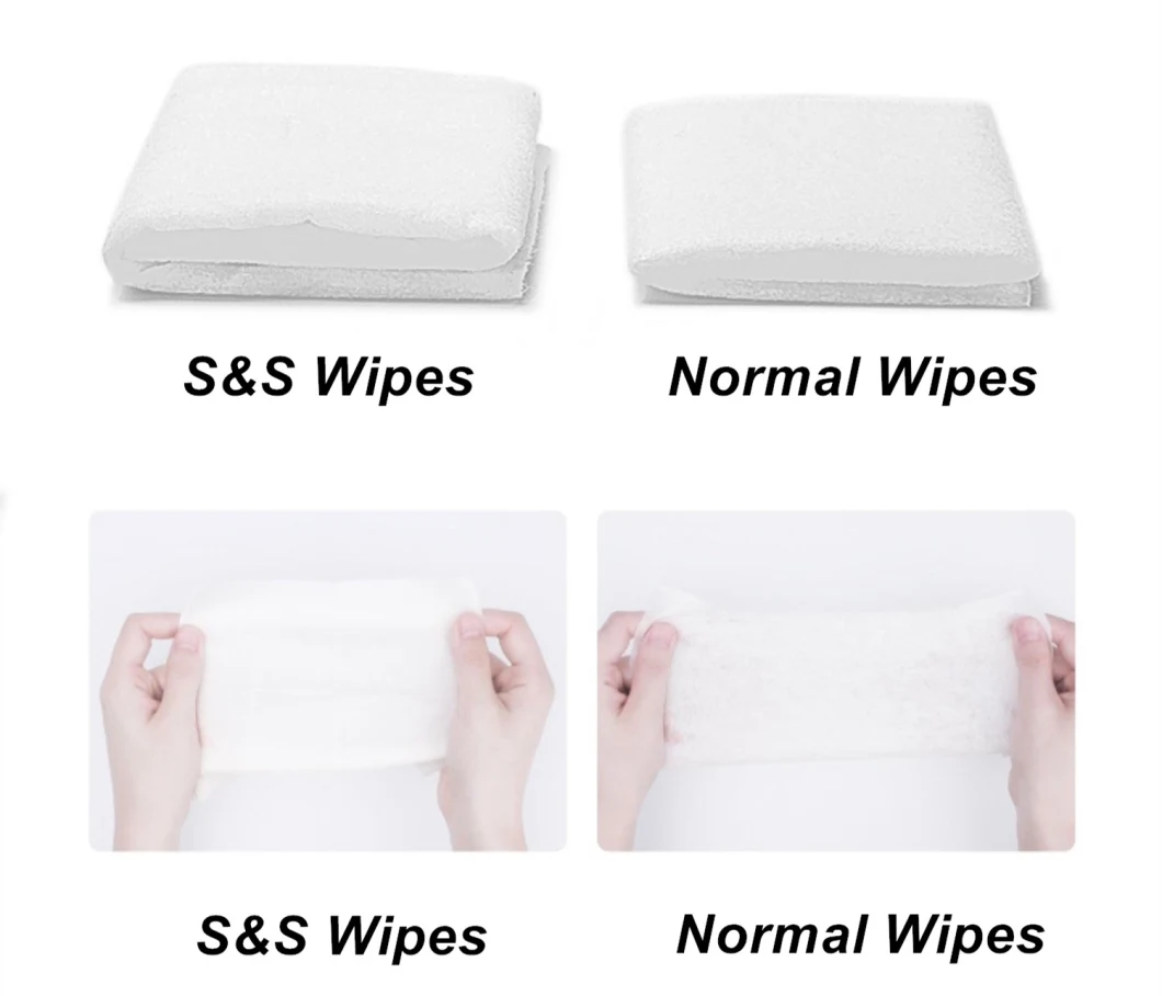 Portable Private Label Personal Hygiene Cotton Touch Non-Woven Female Sanitary Wet Wipe
