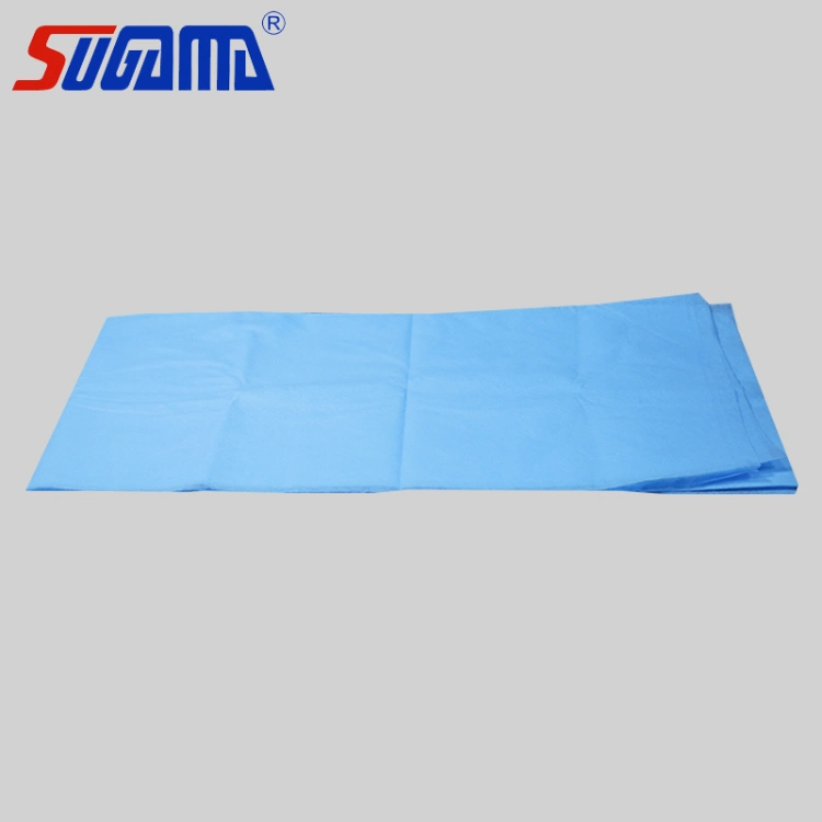 Disposable Non-Woven Blue Bed Cover Bed Sheet Stretcher Sheet