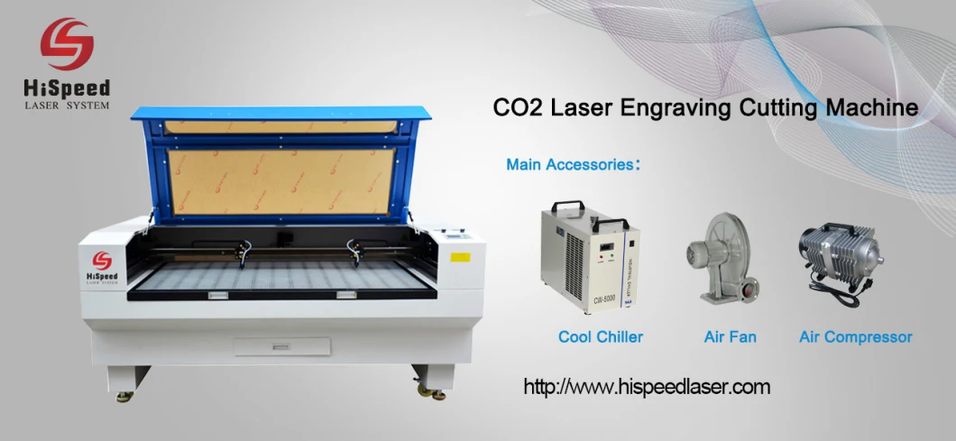 Hispeed CO2 Laser Engraving Machine for Face Masks Fabric Cutting