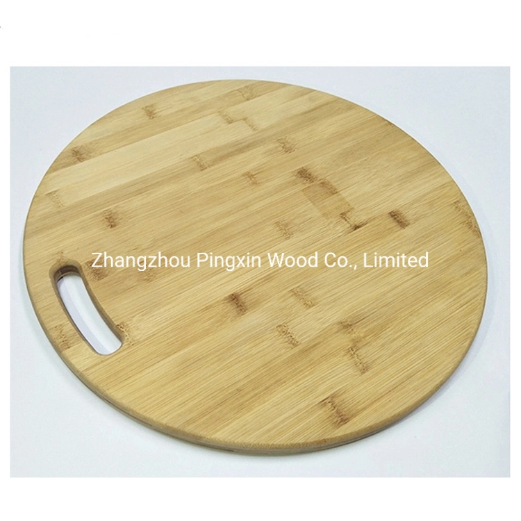 Round Food Sushi Cheese Serving Board Bamboo Chopping Board