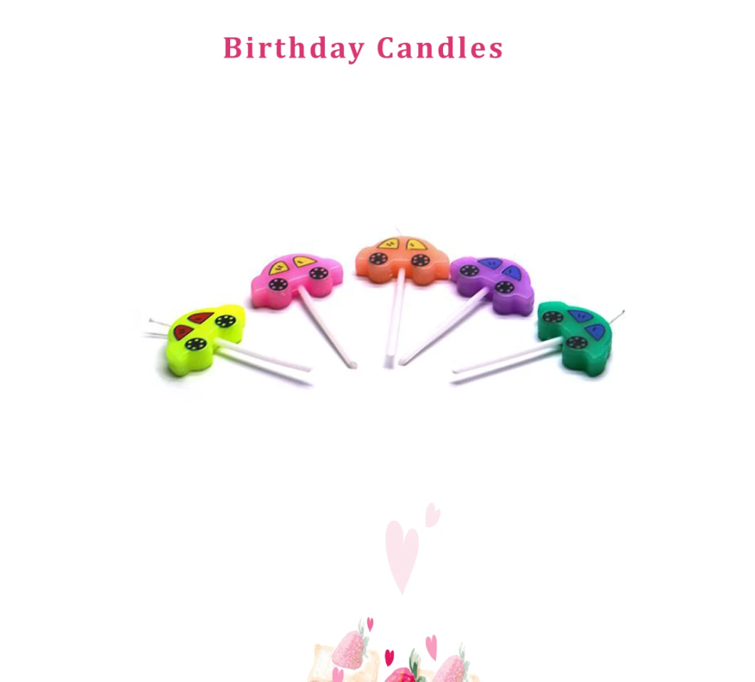 Cake Decoration Hanppy Birthday Candles Cake Topper for Party