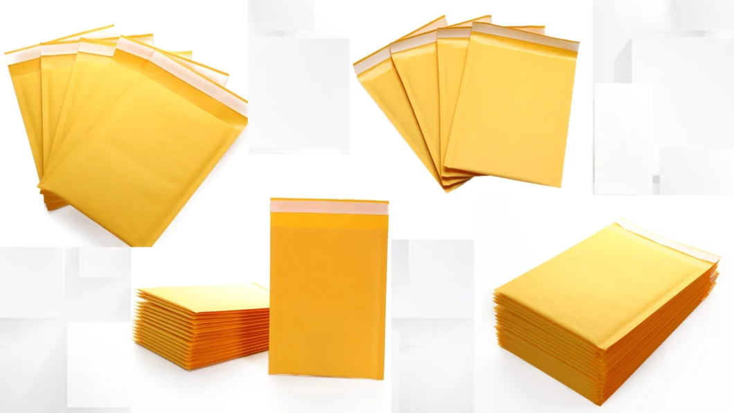 High-Quality Biodegradable Customized Kraft Mailers Paper Bubble Wrap Mailing Bags Kraft Paper Bubble Envelopes