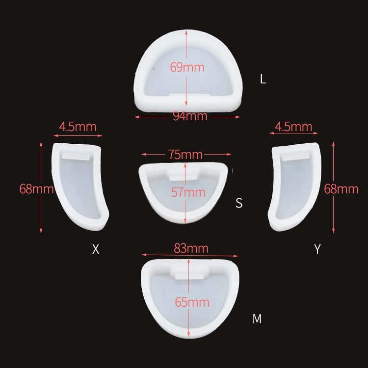 Dental Material Silicone Rubber Impression Tray Base Dental Lab Model Former Base