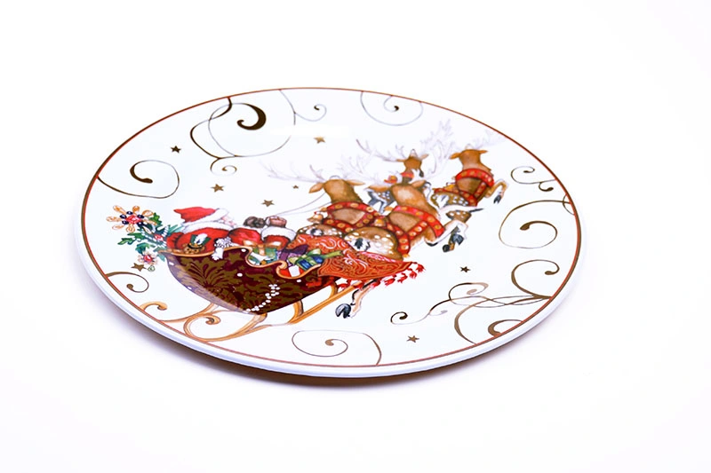 Wholesale Large Metal Food Grade Round Cake Tin Tray Round Metal Decorative Tray