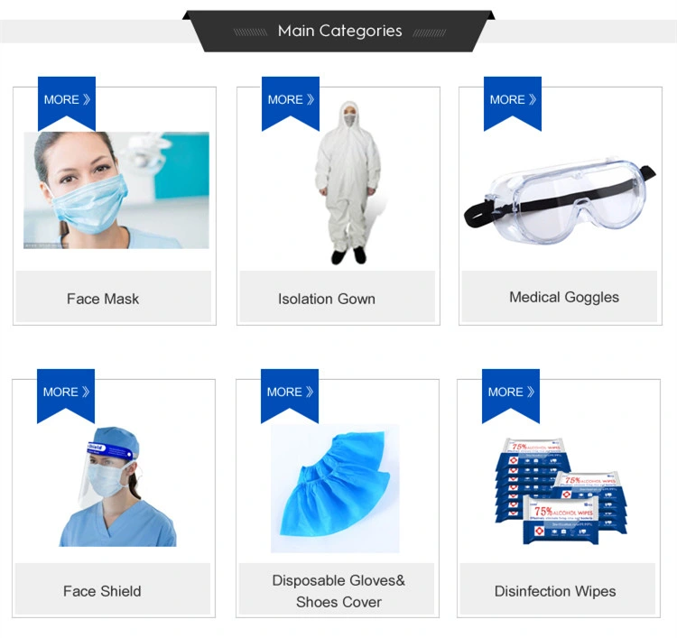 Wholesale PPE Suit White Color Full Body Blue White Nonwoven Industrial Suit Disposable