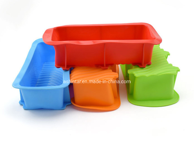 Easy Release Premium Custom Cake Mold Silicone Loaf Pan Mold for Baking Bread Cake