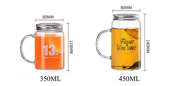 Glass Straw Cup Pyrex Straw Cup Glass Juice Cup Glass Milk Cup Milk Tea Cup