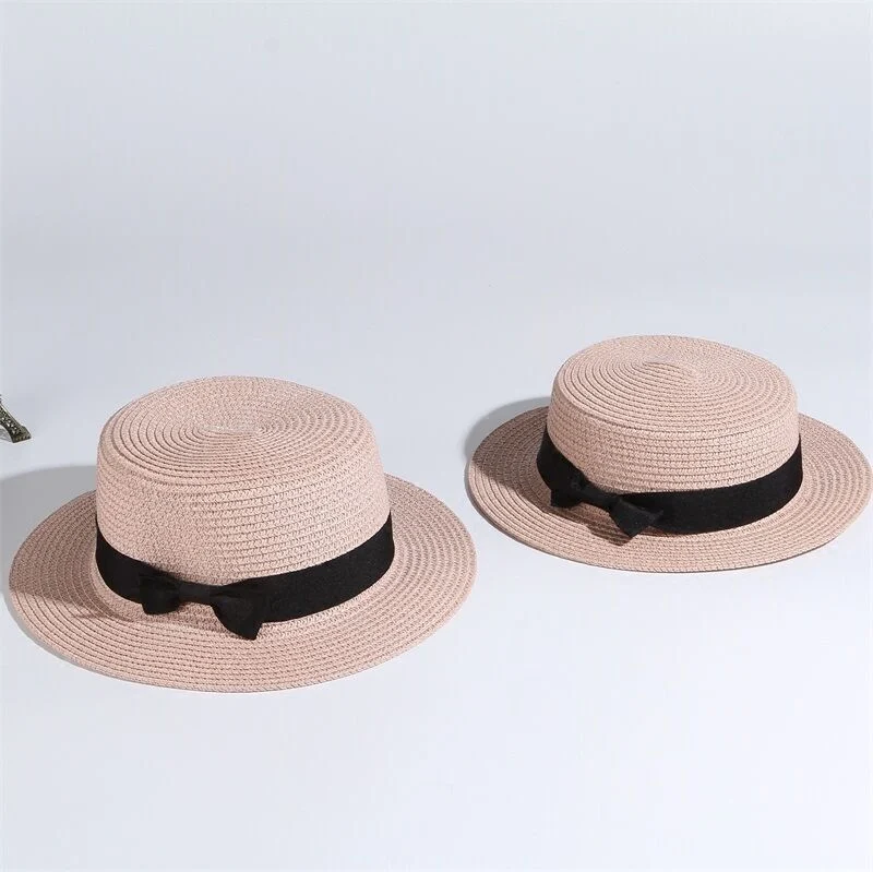 Paper Straw Hat Summer Beach Sun Straw Panama Hats