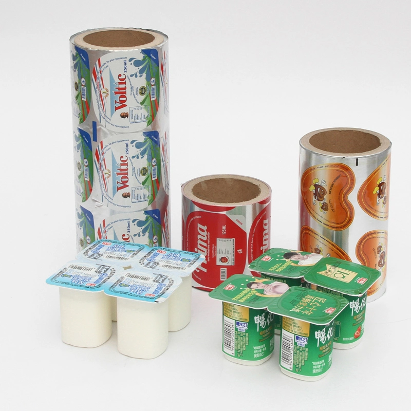 Roll Typed Aluminum Foil Lids for Sealing PVC, PP, PS, Pet, PE Yogurt Cups