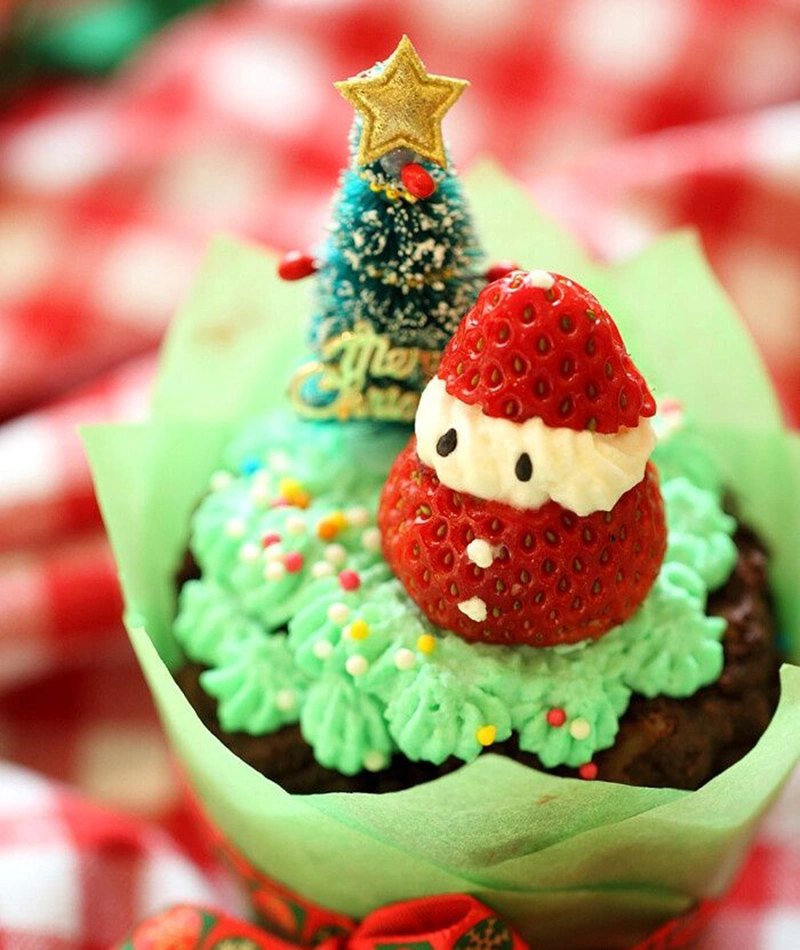 Christmas Tree Silicone Cake Baking Mold Chocolate Tray Children Toys for Home Decoration Gift